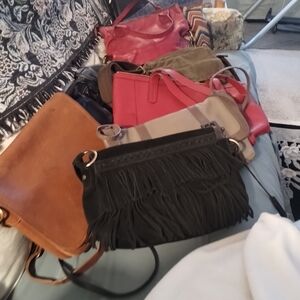 Elegant Black Fringed Shoulder Bag